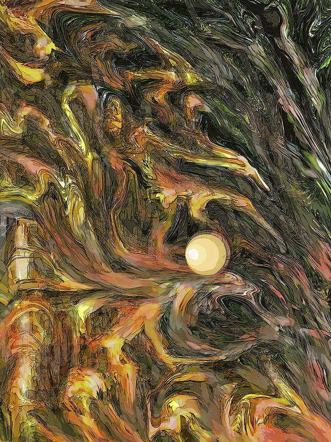 Enchanted Forest Fantasy Digital Art by Ian  MacDonald