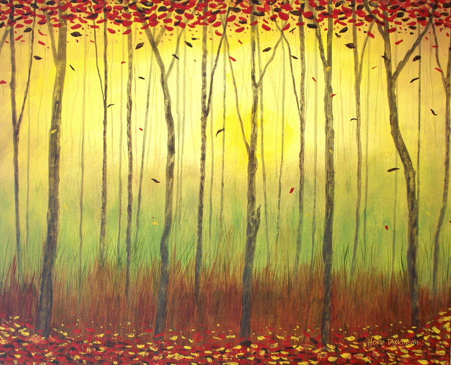 Enchanted Forest II Painting by Herb Dickinson