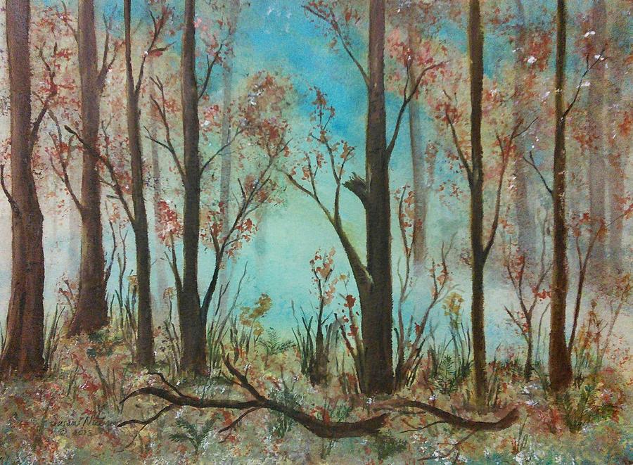 Enchanted Forest Painting by Susan Nielsen