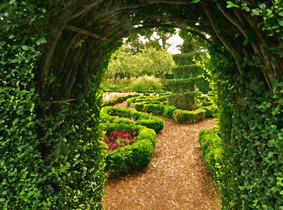 Garden Photograph - Enchanted Garden by Jean Hall