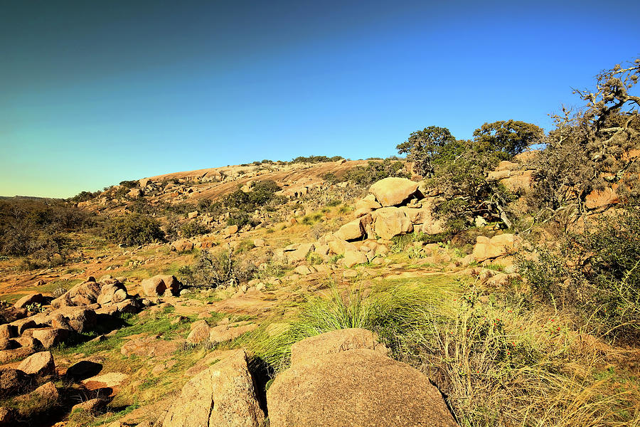 Enchanted Rock 1 Photograph by Judy Vincent