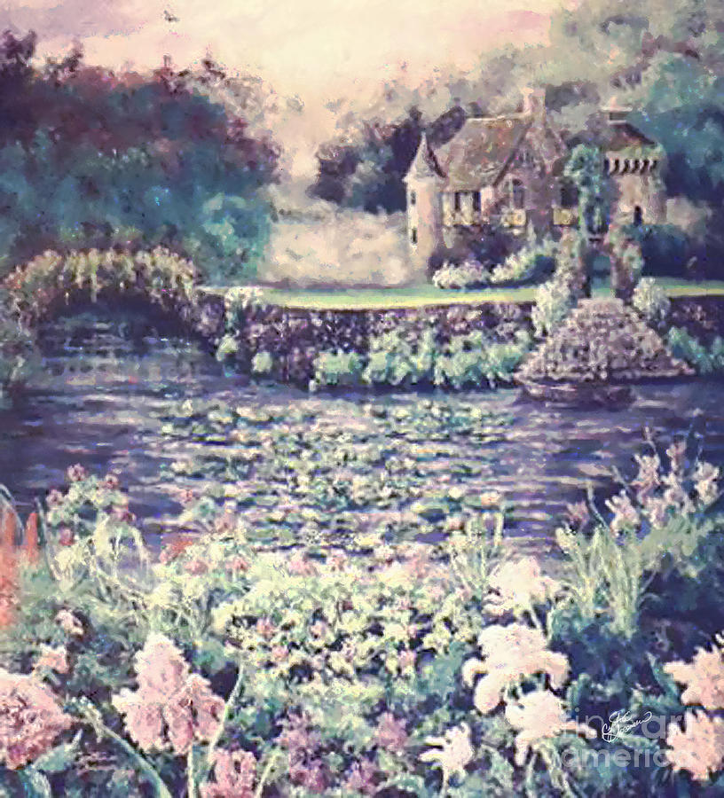 Enchanting Chateau Painting by Cynthia Sorensen