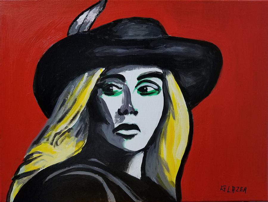 A Star Is Born Painting - Enchanting Lady Gaga by Stuart Glazer