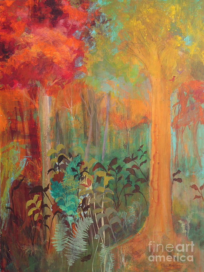 Enchantment in Autumn Painting by Robin Pedrero