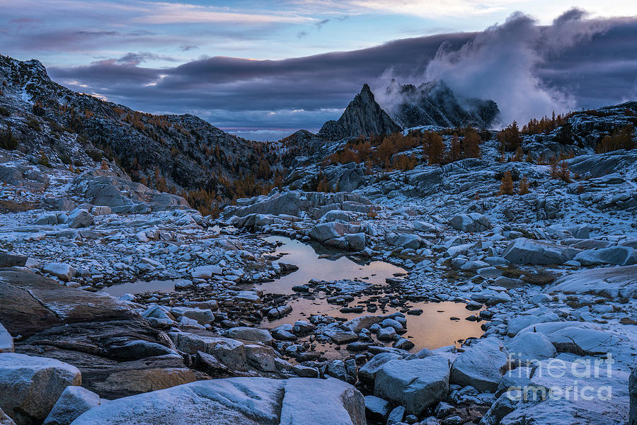 Enchantments First Light of the Morning Photograph by Mike Reid