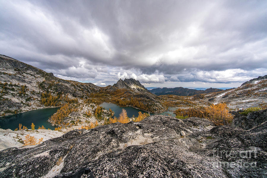 Enchantments Prusik Peak and Beyond Photograph by Mike Reid