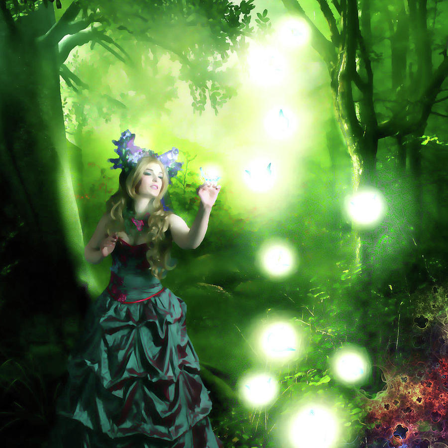 Enchantress Alyssa Digital Art By Lucas Rayel - Fine Art America