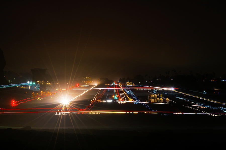 Encinitas Lights Photograph by Mark Faulkner Fine Art America
