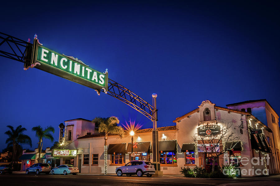 Encinitas Welcome Sign Photograph by David Levin