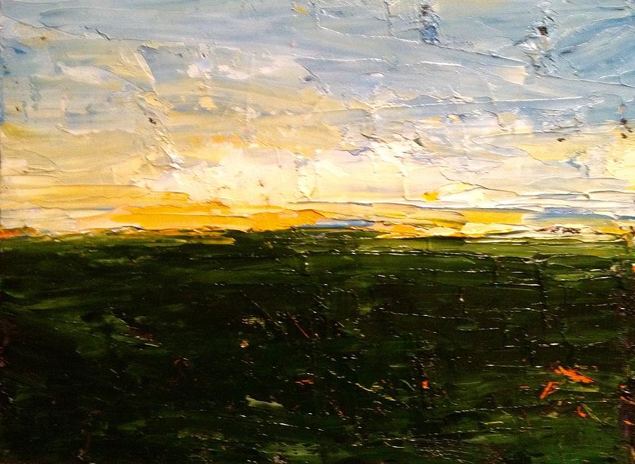 End of a Prairie Day Painting by Desmond Raymond