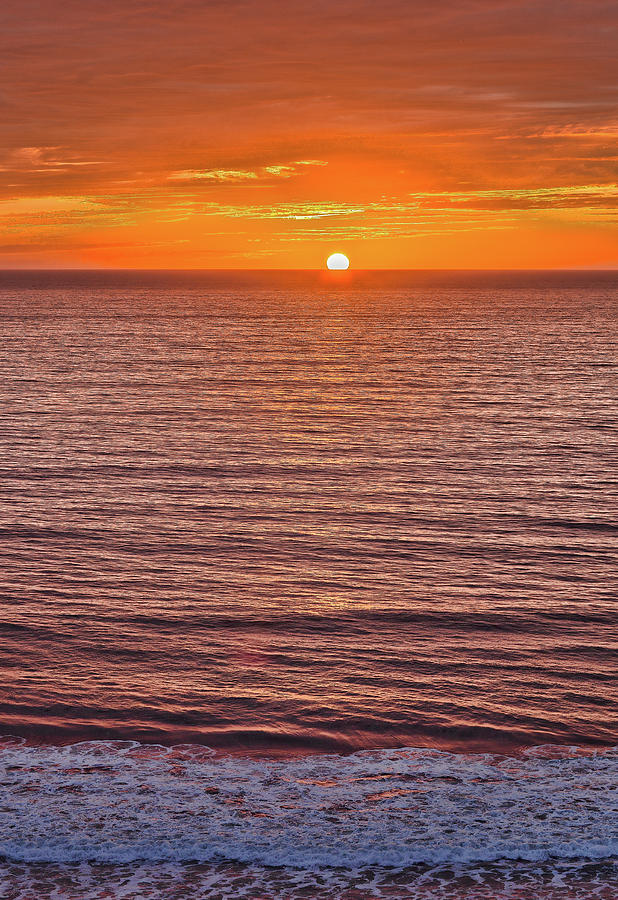 End of Day Ocean Photograph by JoAnn Silva