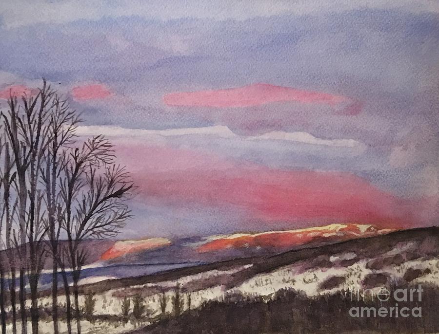 End of Day Painting by Sue Carmony