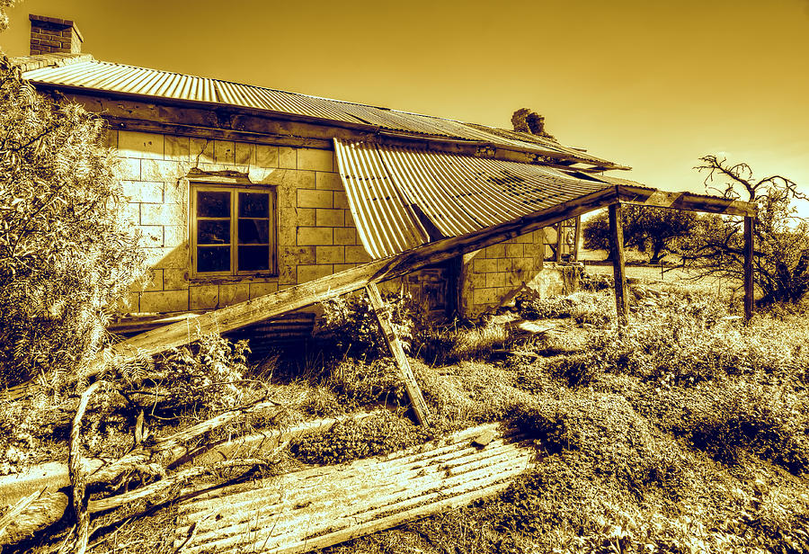 Farmhouse Photograph - End Of Days by Wayne Sherriff