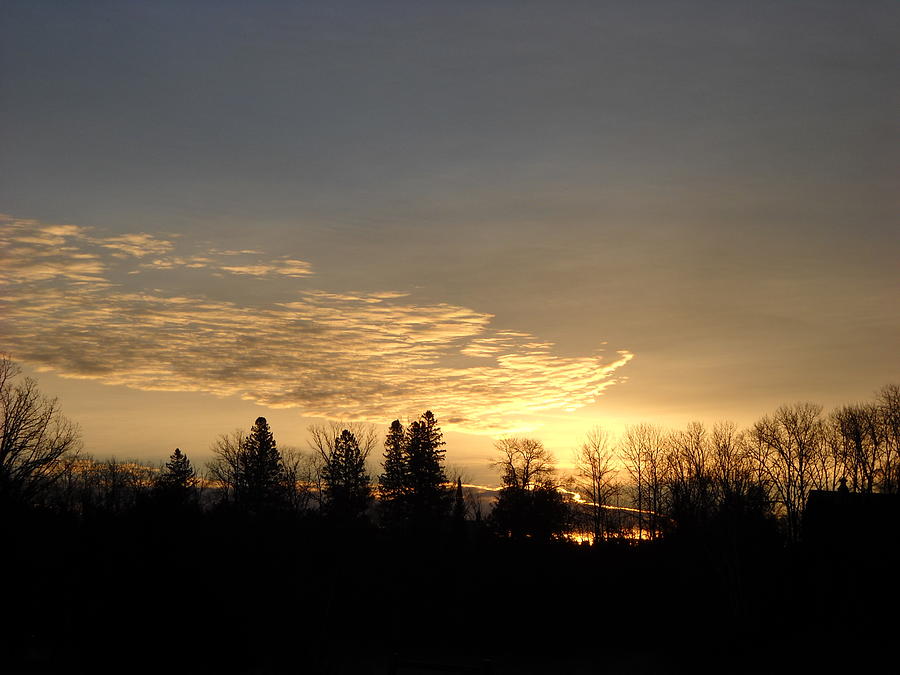 End of October Dawn Clouds Photograph by Kent Lorentzen