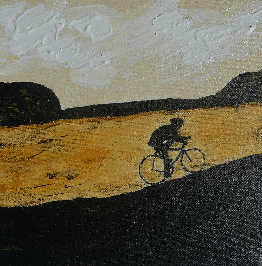 Mothers Day Painting - End of the Day Ride by Sara Gardner