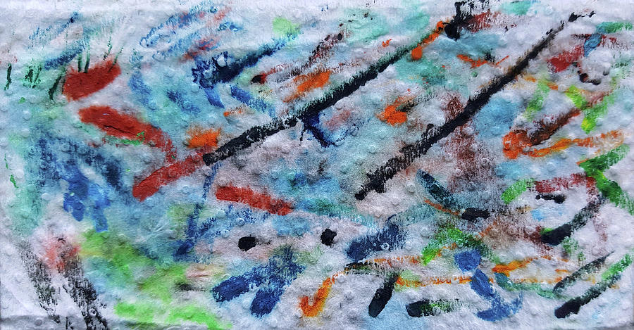 Abstract Painting - End of the Line by Dave Martsolf Abstract Painting - End of the Line by Dave Martsolf