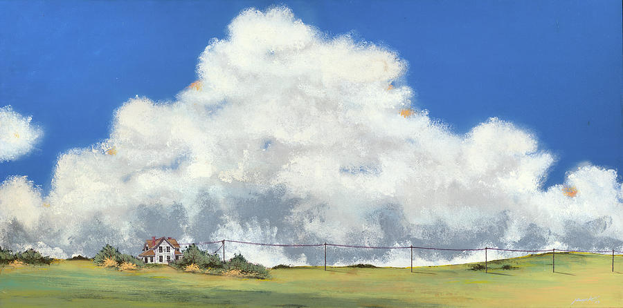 Farm Painting - End of the Line by John Wyckoff