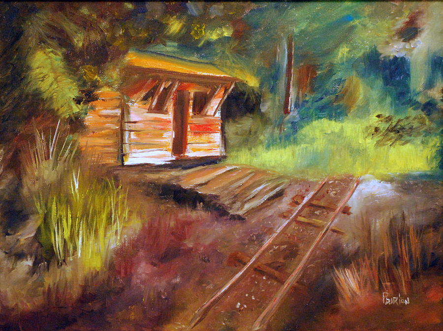 End Of The Line Painting by Phil Burton