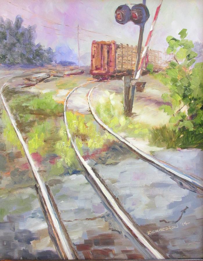 End Of The Line Painting by Susan Richardson