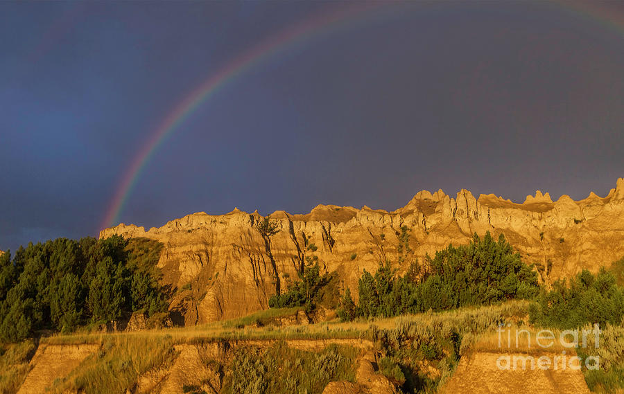 End of the Rainbow Photograph by Karen Jorstad