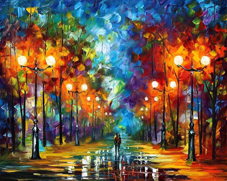 End Of Winter Painting By Leonid Afremov