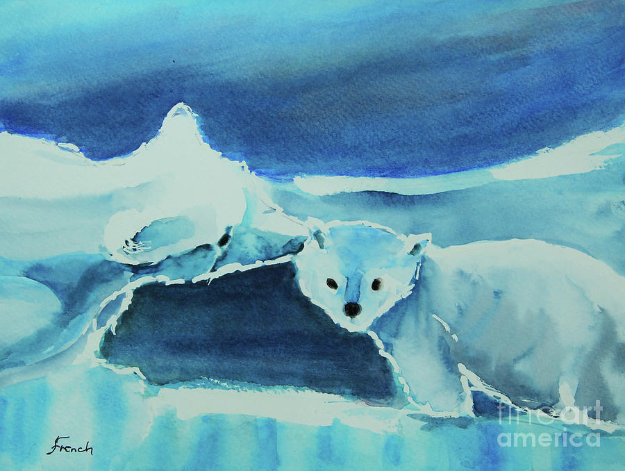 Endangered Bears Painting by Jeanette French