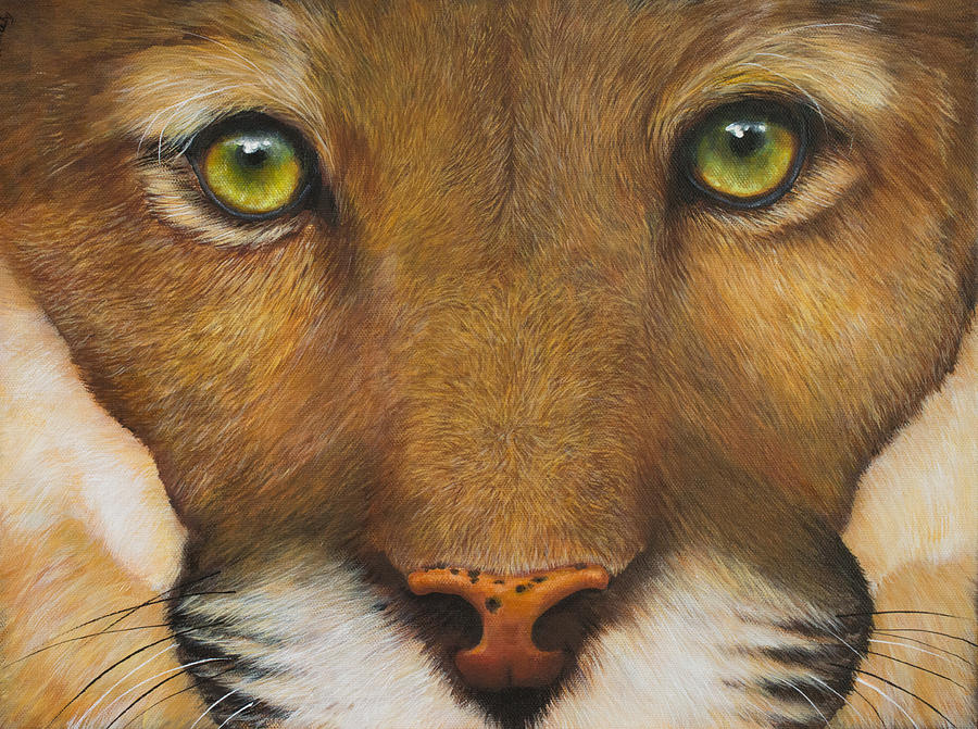 Endangered Eyes Painting by Nancy Lauby