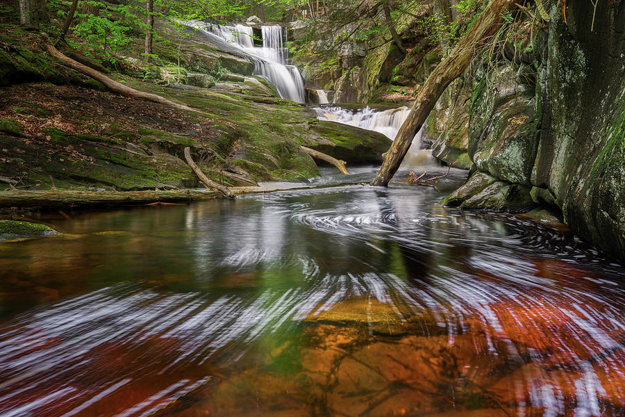 Enders Falls Spring 2018 Photograph by Bill Wakeley