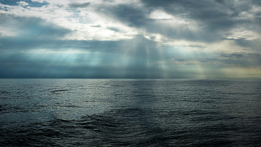 Endless Blue Ocean Photograph by Mike Santis