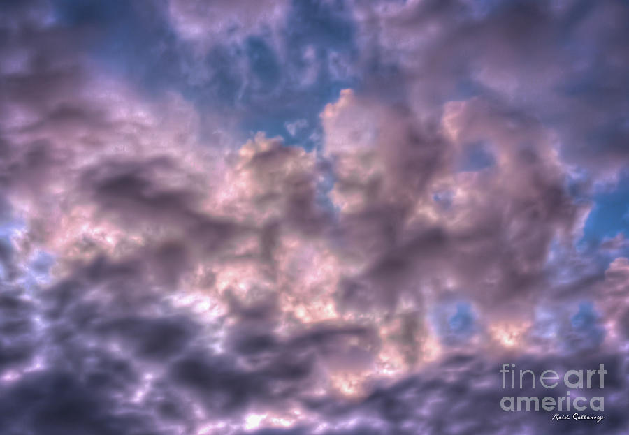 Endless Clouds Sunrise Weather Art Photograph by Reid Callaway