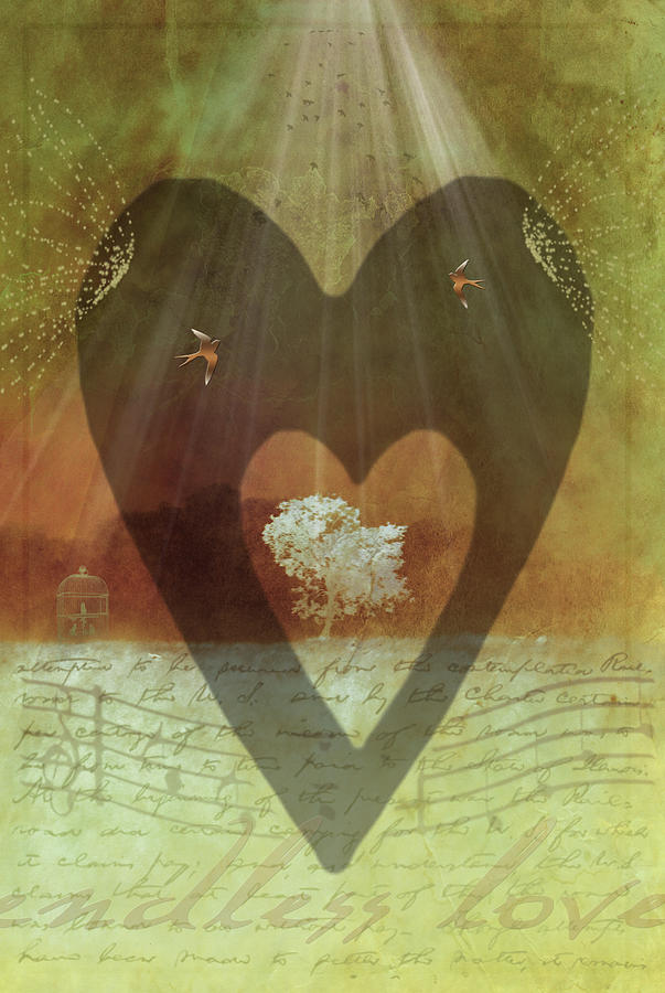 Endless Love Digital Art by Holly Kempe