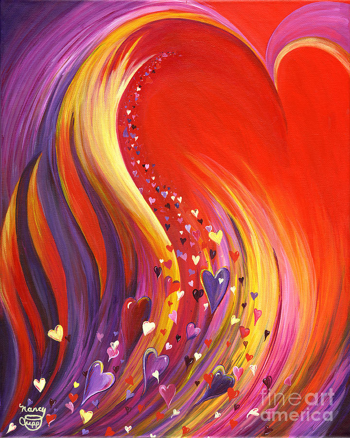 Arise My Love Painting by Nancy Cupp