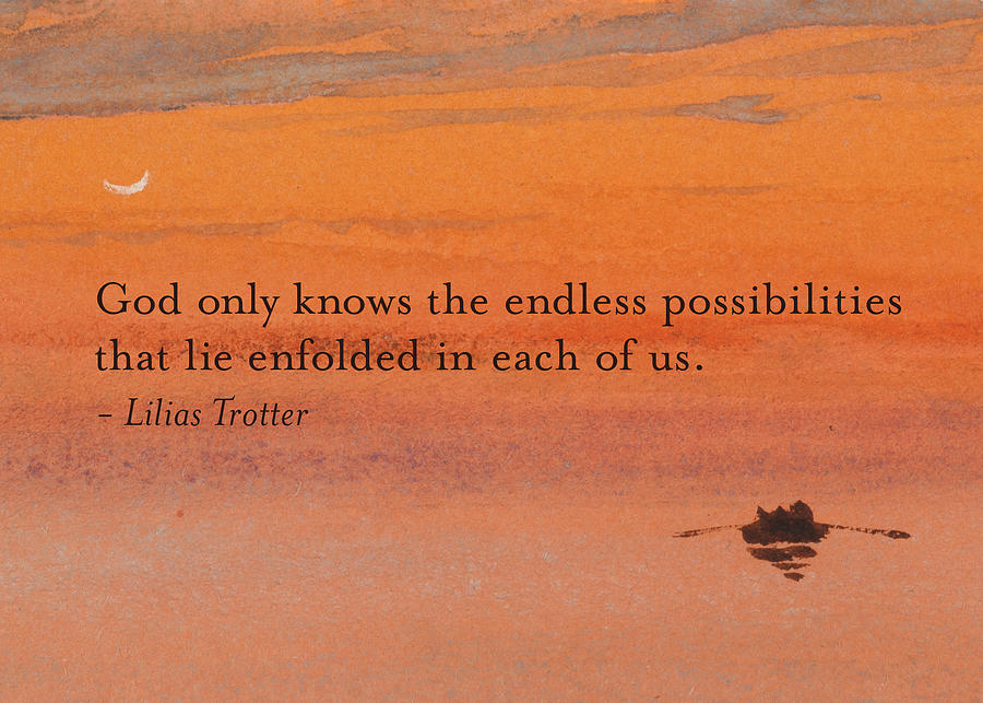 Sunset Painting - Endless Possibilities by Lilias Trotter