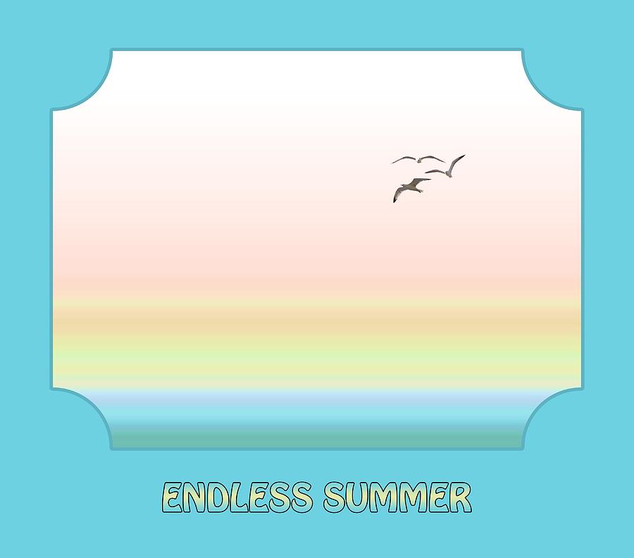 Endless Summer - Blue Photograph by Gill Billington