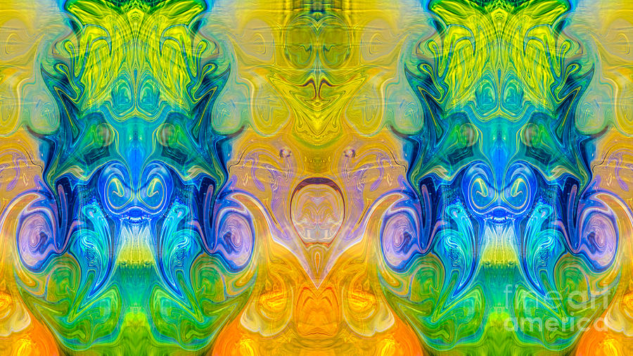 Energizing Realities Abstract Design Artwork by Omaste Witkowski Painting by Omaste Witkowski