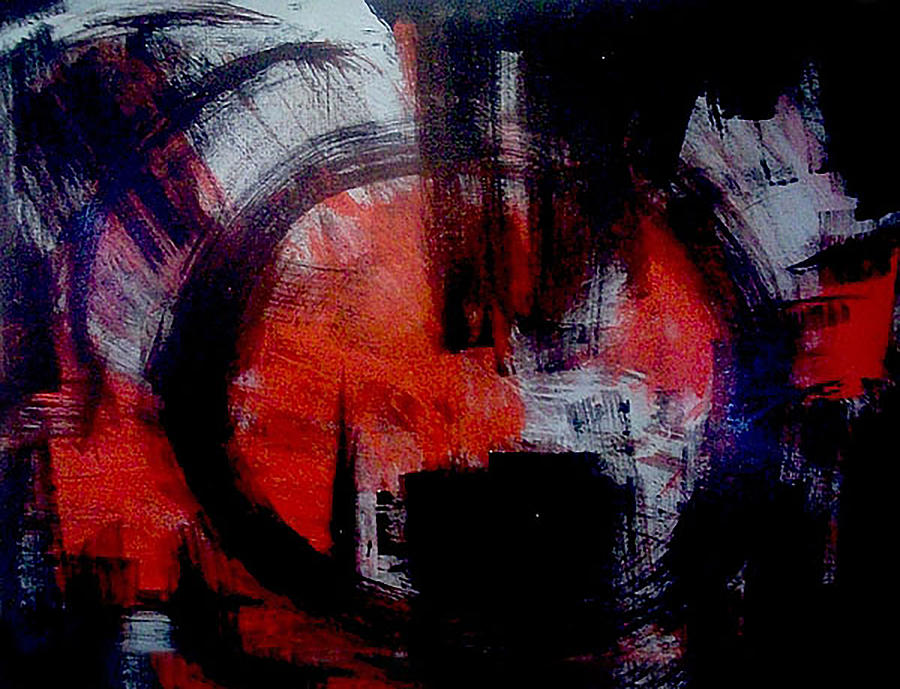 Abstract Painting - Energy Force by Esther Jones