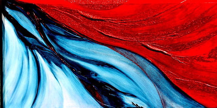 Sea Painting - Energy by Kumiko Mayer