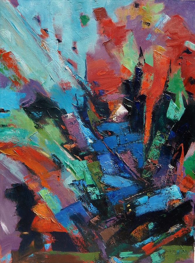 Abstract Painting - Energy Release by Gary Coleman
