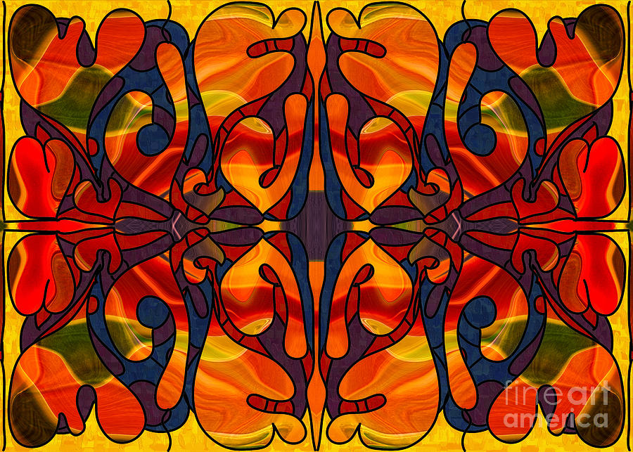 Energy Woven Into Life Abstract Fabric Art by Omaste Witkowski Digital Art by Omaste Witkowski