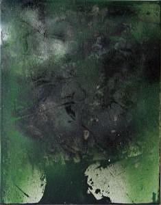 Tree Painting - Enfin un arbre sur Titan 2005 by Annick Gauvreau