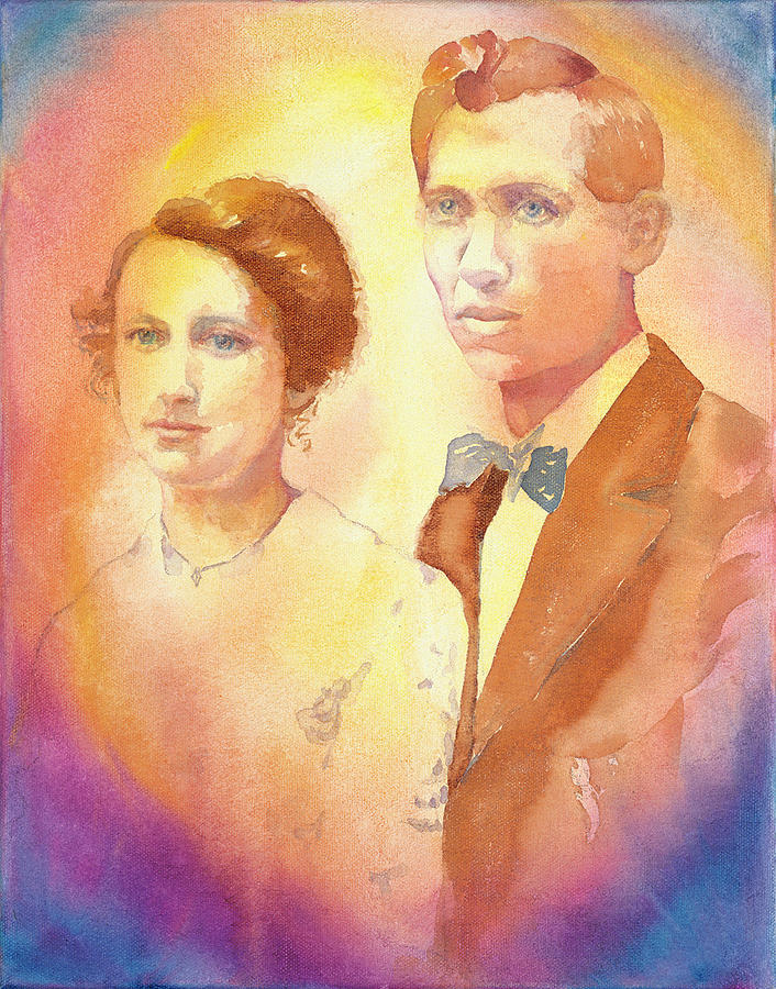 Engagement Day Painting by Tara Moorman