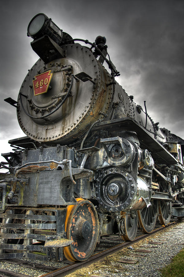 Train Photograph - Engine 460 by Scott Wyatt