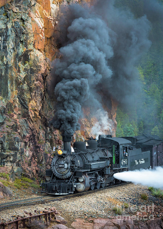 Mountain Photograph - Engine 480 by Inge Johnsson