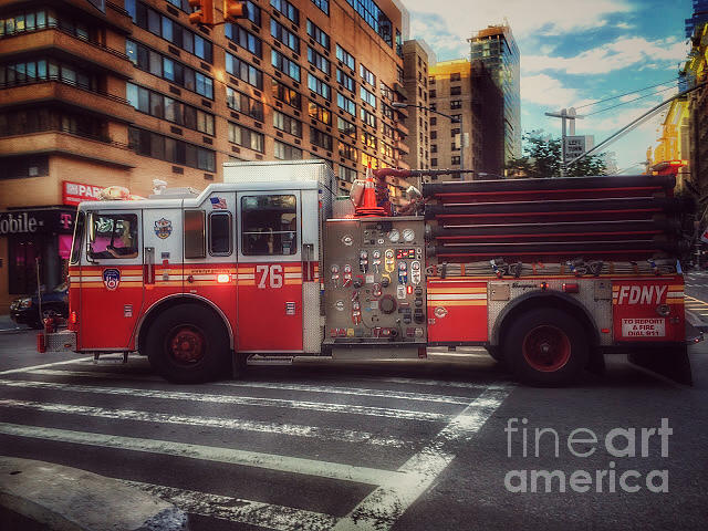 Engine 76 - Upper West Side New York Photograph by Miriam Danar