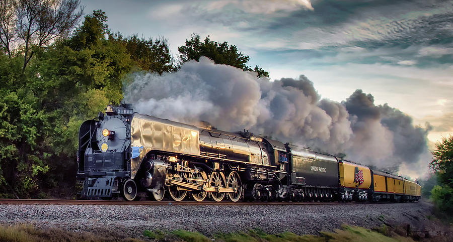 Engine 844 at the Dora Crossing Photograph by James Barber