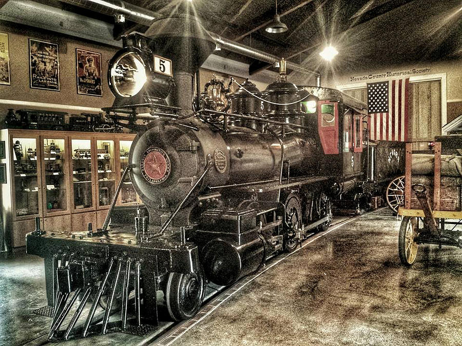 Nevada County Narrow Gauge Engine No5 Photograph By Shawn Mcmillan