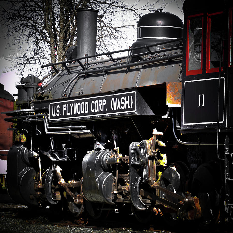 Train Photograph - Engine Number 11 by David Patterson