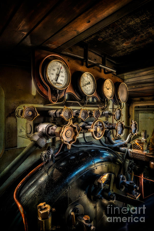 Loco Engine Room Photograph by Adrian Evans