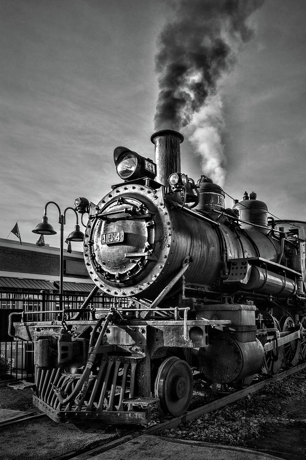 Engine Steam Black and White Photograph by Sharon Popek