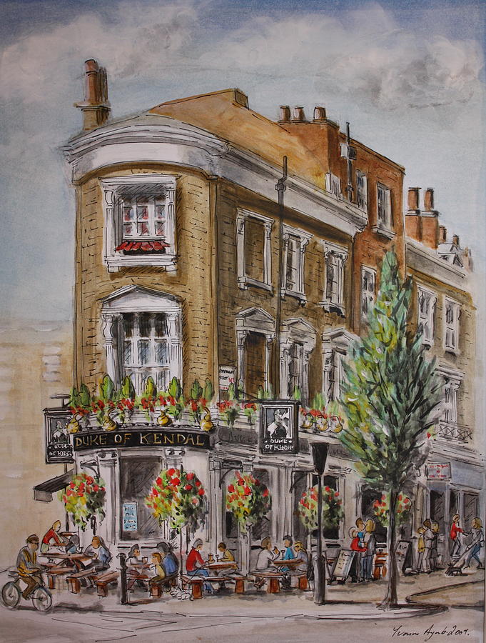 England London The Duke Of Kendal Painting by Yvonne Ayoub